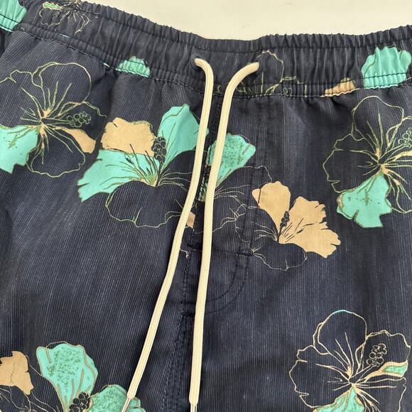 Quicksilver Waterman Collection Swim Trunk Mens Large Hawaiian Shorts Beachy - Picture 3 of 11